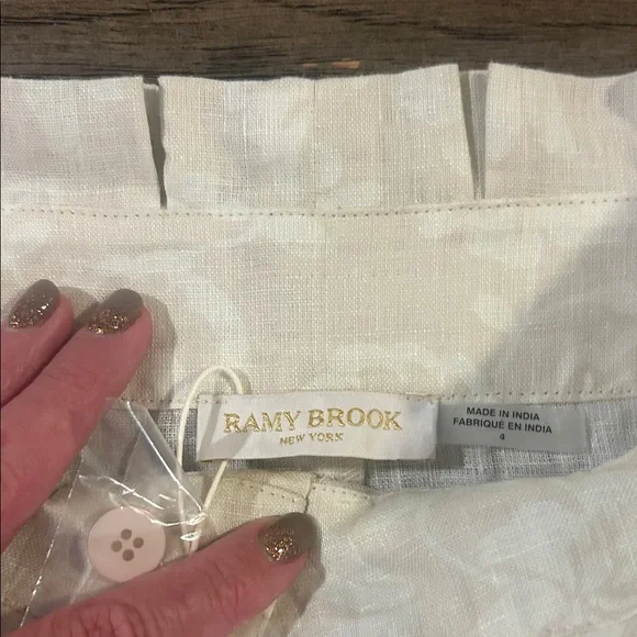 Ramy Brook Women's Light Tan Cargo Shorts